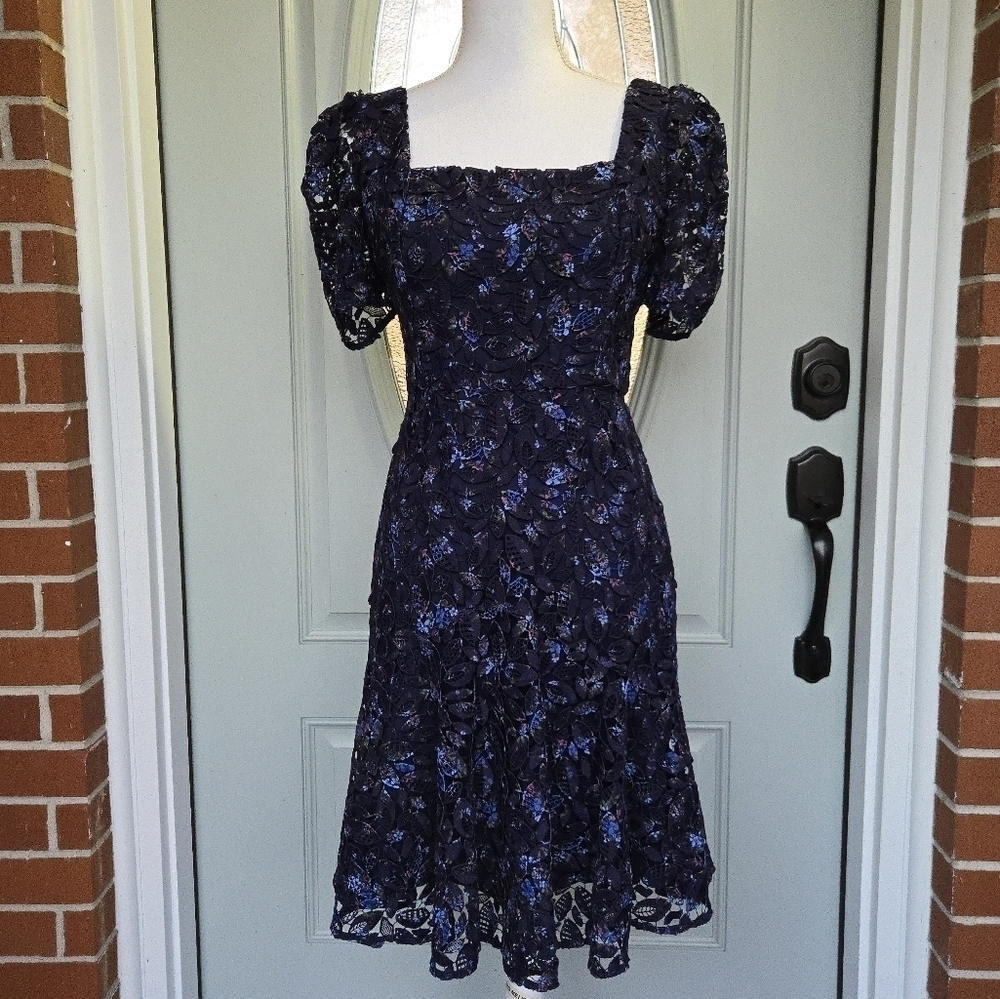 Shoshanna Camden Dress Floral Lace